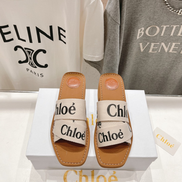[ Chloe ] 끌로에 우디 힐 뮬