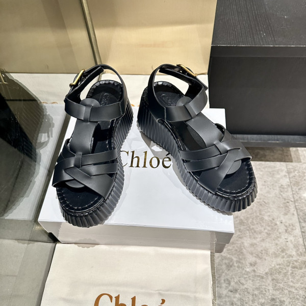 [ Chloe ] 끌로에 나마 웨지 샌들