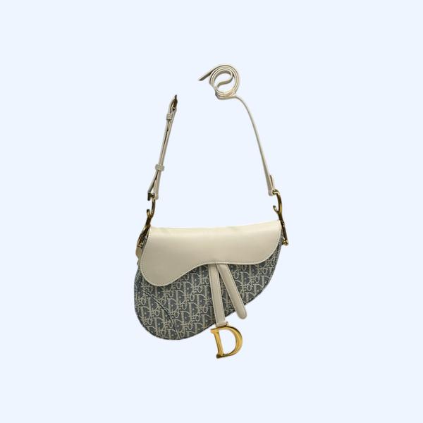 [ Dior ] 디올 Saddle 미디엄 백