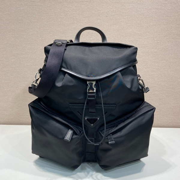 [ Prada ] 프라다 리나일론 레더 백팩