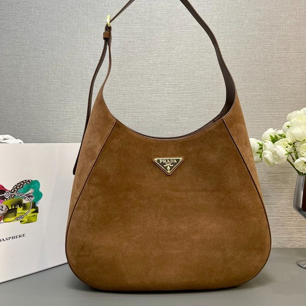 [ Prada ] 프라다 스웨이드 숄더백