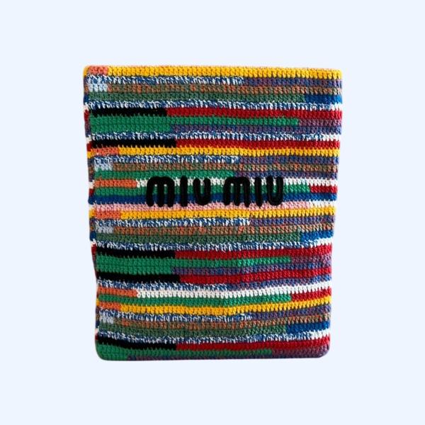 [ Miu Miu ] 미우미우 크로셰 토트백
