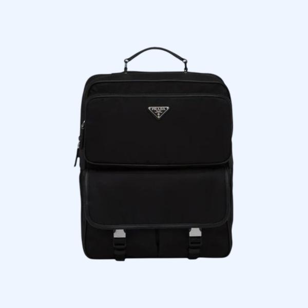 프라다 리나일론 사피아노 레더 백팩