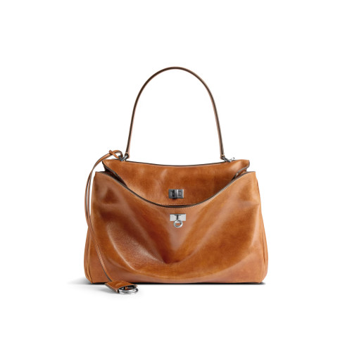 여성 로데오 핸드백 미디엄 탠 카우보이