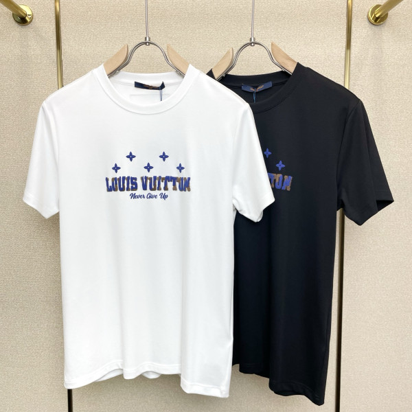 LV 프린트 반팔 티셔츠