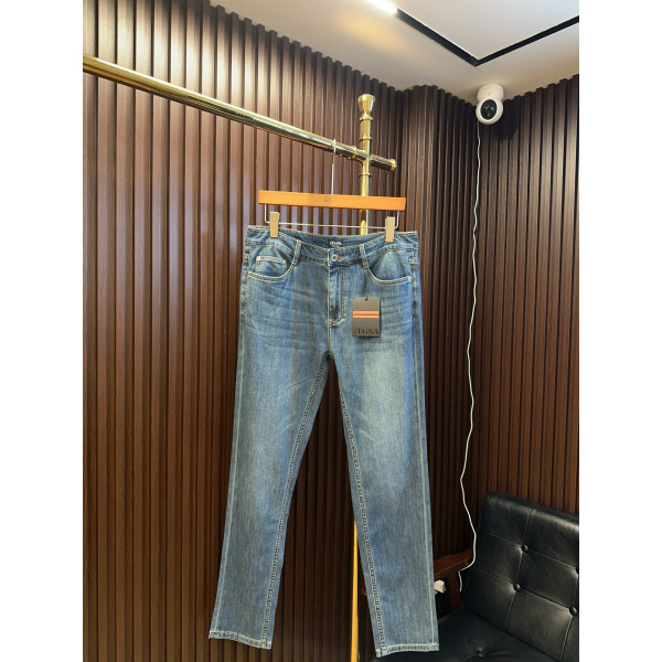 레저 데님 팬츠
