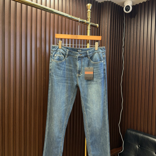 레저 데님 팬츠