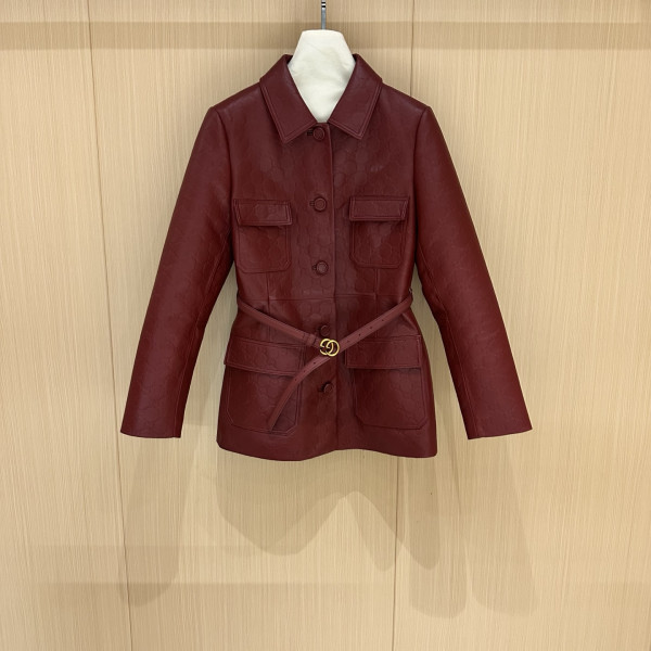 천연가죽 기품 아우터