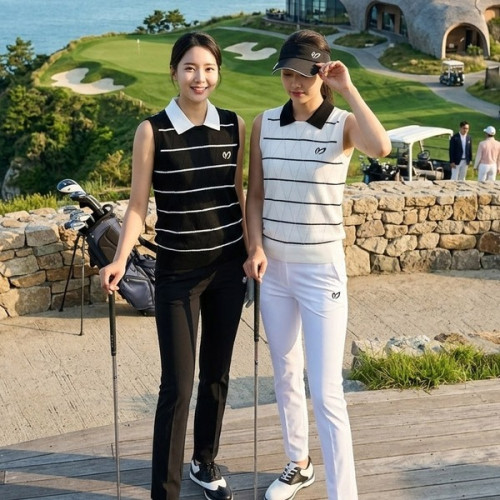 마S터버니 여성 카라니트조끼