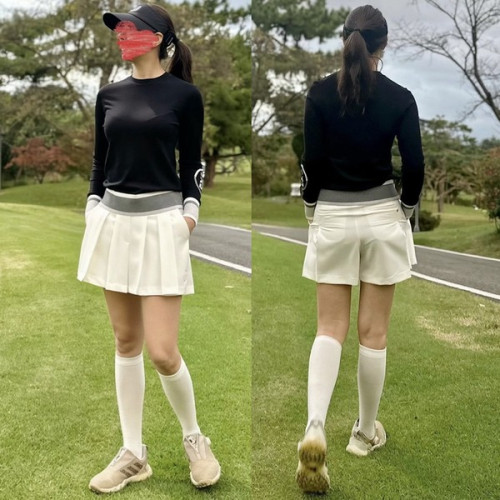 G포어 플리츠 쇼츠 (WOMAN)