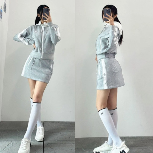 G포어 테리 저지 스커트