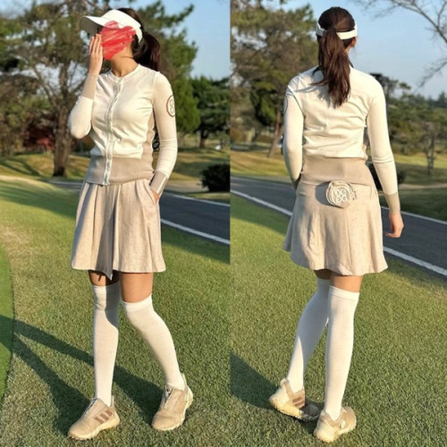 G포어 플리츠 스커트 (WOMEN)