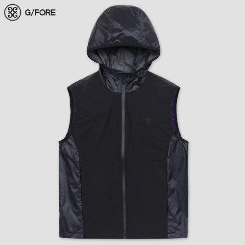 G포어 WOVEN HOODIE VEST