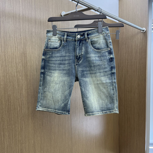 남성 스트레이트 데님 반바지