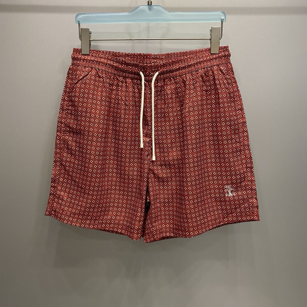 프린트 비치 팬츠
