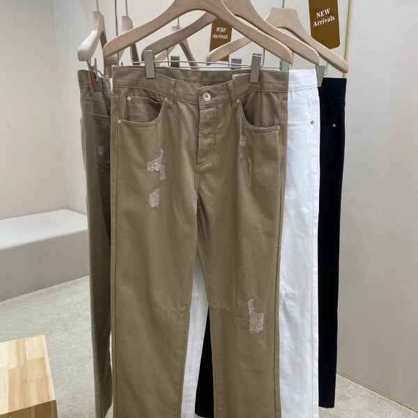클래식 스트레이트 핏 데님 팬츠