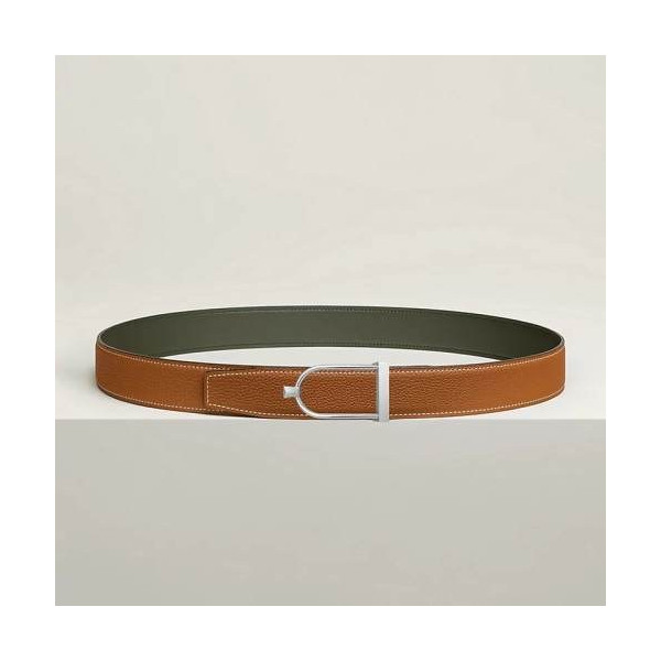 Ecrin 벨트 버클 & 리버서블 가죽 스트랩 32mm