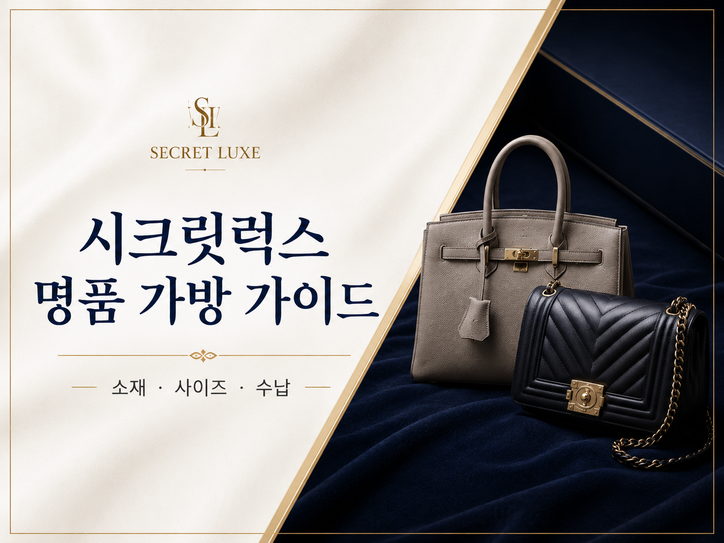 시크릿럭스 명품 가방 가이드