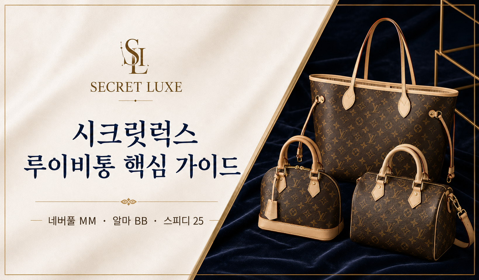 시크릿럭스 루이비통 가방 구매시 필수가이드